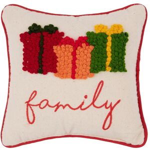 C&F Home Family Presents French Knot Throw Pillow N/A