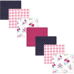 Hudson Baby Infant Girl Cotton Flannel Receiving Blankets Bundle, Butterfly Floral, One Size - Butterfly Floral - One Size One Size
