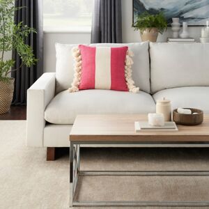Mina Victory Life Styles Boho Color Block Tassel Throw Pillow , ( 18 18