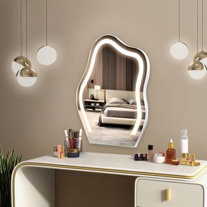 Royalcraft Lighted Makeup Mirror - Silver 15.7 In. L X 19.7 In. W X 3.5 In. H