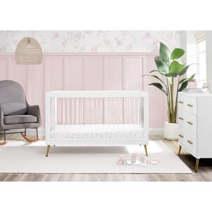 Delta Children Sloane 4-in-1 Acrylic Convertible Crib, Greenguard Gold Certified 30.25 In. L X 54.5 In. W X 34.0 In. H