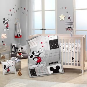 Lambs & Ivy Disney Baby Magical Mickey Mouse 3-Piece Crib Bedding Set - Gray Crib