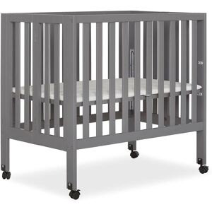 Dream On Me Jett Non-Full Size Folding Crib - Steel Grey 38.0 In. L X 28.0 In. W X 36.0 In. H