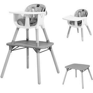 Costway Babyjoy 4 in 1 Baby High Chair Convertible Toddler Table Chair Set - See Details See Details