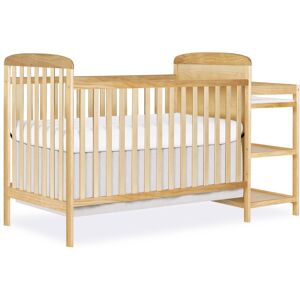 Dream On Me Anna 4 in 1 Full Size Crib and Changing Table Combo - Natural 53.2 In. X 29.0 In. X 38.0 In.