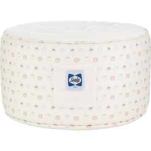 Sealy Baby Sealy Pouf - Beige Animal Faces 23.0 In. L X 23.0 In. W X 13.0 In. H
