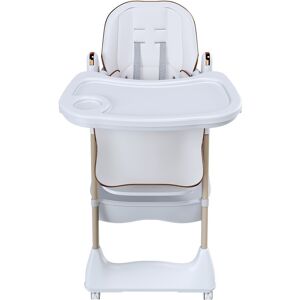 Adjustable Baby High Chair Infant Silent Portable Chair 19.3 In. W X 37.4 In. H X 29.9 In. D