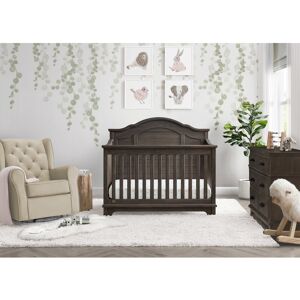 Delta Children Asher 6-in-1 Convertible Crib with Toddler Rail 31.0 In. L X 56.75 In. W X 49.5 In. H