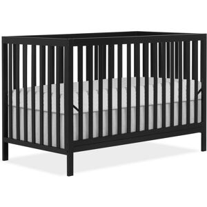 Dream On Me Synergy MOD Crib, made with Sustainable New Zealand Pinewood - Matte Black 53.18 In. L X 29.6 In. W X 35.0 In. H