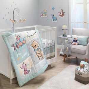 Lambs & Ivy Disney Baby Winnie the Pooh Hugs 3-Piece Nursery Crib Bedding Set Crib