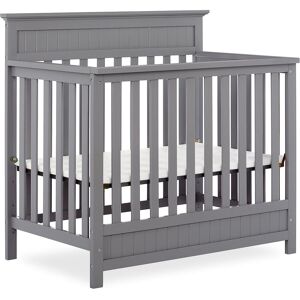 Dream on Me Dream On Harbor 4-in-1 Convertible Mini Crib Steel Grey 44.0 In. L X 30.0 In. W X 40.0 In. H