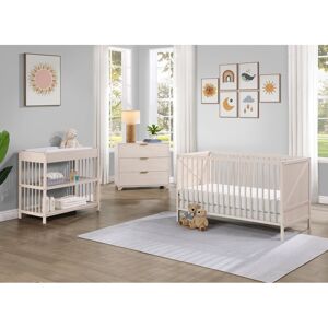 Earth & Table Pixie Zen 3-in-1 Crib in Washed Natural 53.5 In. L X 30.0 In. W X 33.0 In. H