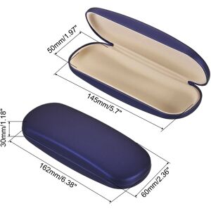 Unique Glasses Case Hard Shell, Eyeglass Case Unisex for Women Men Glasses, Blue 0.01 In. L X 0.01 In. W X 0.01 In. H