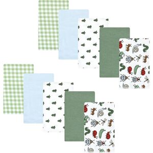 Hudson Baby Infant Boy Cotton Flannel Burp Cloths, Bugs, One Size - Bugs - One Size One Size