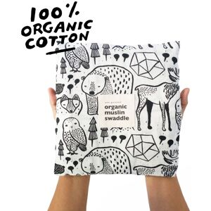 Wee Gallery Muslin Swaddle Blanket - Nordic 40.0 In. L X 40.0 In. W