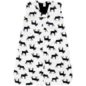 Hudson Baby Plush Faux Fur Sleeping Bag, Wearable Blanket, Moose 0-6 Months