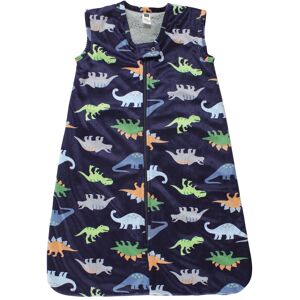 Hudson Baby Infant Boy Plush Faux Fur Sleeping Bag, Wearable Blanket, Dinosaurs 0-6 Months