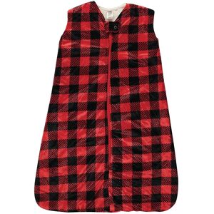 Hudson Baby Infant Boy Mink with Faux Shearling Inner Sleeping Bag, Sack, Blanket, Buffalo Plaid 18-24 Months