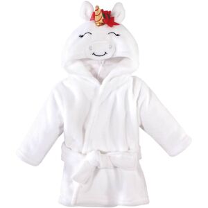 Hudson Baby Infant Girl Plush Animal Bathrobe, Christmas Unicorn, 0-9 Months - Christmas Unicorn - 0-9 Months 0-9 Months