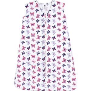 Hudson Baby Infant Girl Cotton Sleeveless Wearable Sleeping Bag, Sack, Blanket, Butterflies 6-12 Months