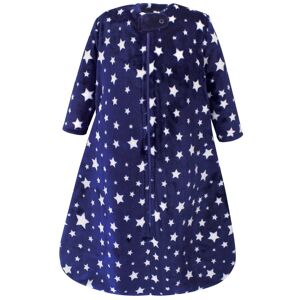 Hudson Baby Infant Plush Sleeping Bag, Sack, Blanket, Navy Stars 0-6 Months