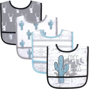 Yoga Sprout Baby Boy Waterproof PEVA Bibs 4pk, Free Hugs, One Size - Free Hugs - One Size One Size