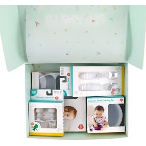 Growing With Bumkins Silicone Set: Marble