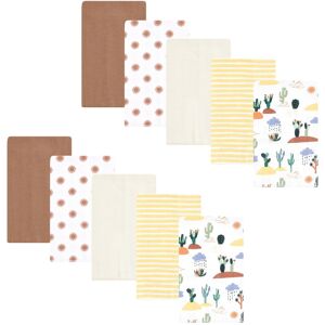 Hudson Baby Flannel Burp Cloth 10pk, Fun Desert, One Size - Fun Desert 10 Pack - One Size One Size