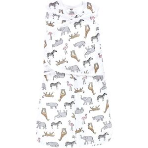 Hudson Baby Infant Girl Convertible Swaddle Sleep Sack, Modern Pink Safari 0-3 Months