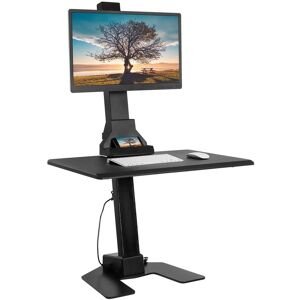 Mount-It! Standing Desk Sit-Stand Desk Converter Motorized Tabletop Sit Stand Desk with Monitor Mount - Medium