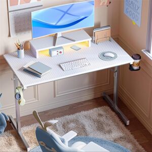 No Small Gaming Desk with Monitor Stand 19.69