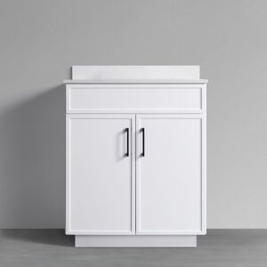 TOOLKISS Bathroom Floor Standing Vanity Cabinet With Undermount Sink 30 inch.W