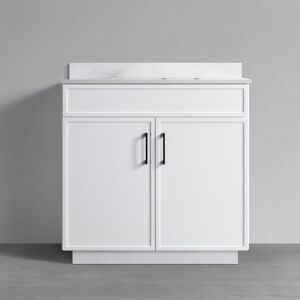 TOOLKISS Bathroom Floor Standing Vanity Cabinet With Undermount Sink 36 inch.W