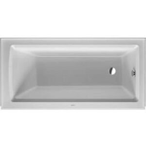 Duravit White Alpin Architec Integrated Panel Soaking Bathtub N/A