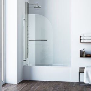 VIGO Orion Clear Bathtub Door 30-39 Inches