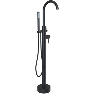 Alvana Floor Standing Bathtub Faucet With Switchable Hand Shower Arch