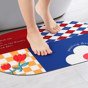 Unique Bath Mat Rug, Abstract Non-Slip Absorbent Bathroom Floor Mat, Easy to Clean, Shower Rug for Shower Bathtub 16