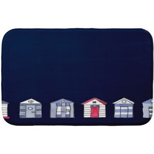 E by Design Beach Huts Bath Mat 21 x 34