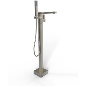 Alvana Floor Standing Bathtub Faucet With Switchable Hand Shower Square