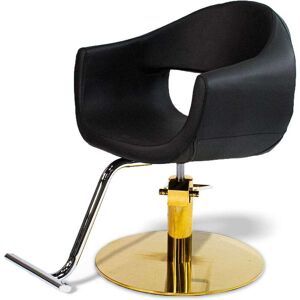 Madison and Park Salon Styling Chair MILLA Beauty Salon Hair Studio Chair - Black Gold - 26 26