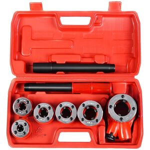 Ratchet Ratcheting Pipe Threader Kit Set - N/A N/A