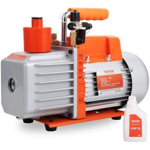 VEVOR 1/3 HP 2 Stage Rotary Vane Vacuum Pump Air Conditioning Vacuum Pump for HVAC Repair Refrigeration Maintenance 7.87 In. W X 12.6 In. H X 14.96 In. D