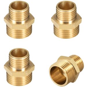 Unique Brass Pipe Fitting Reducing Hex Nipple 1/4 1/4