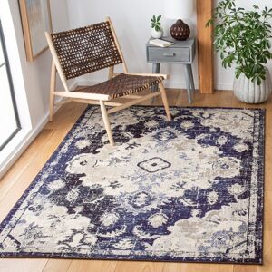 SAFAVIEH Madison Efrosina Boho Medallion Distressed Rug 3' x 5'