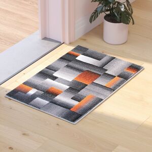 Flash Furniture Modern Geometric Style Color Blocked Indoor Area Rug 2' x 3'