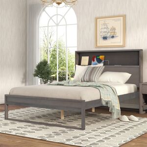 3-Pieces Bedroom Sets Platform Bed with Nightstand and Dresser N/A