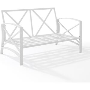 Crosley Furniture Kaplan Outdoor Metal Loveseat - 54 W x 30.5 D x 32 H 54 W x 30.5 D x 32 H