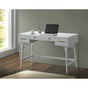 CDecor Mora 3-drawer Rectangle Mid-century Writing Desk Medium