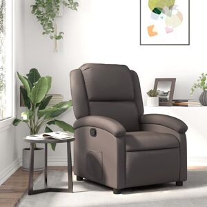 vidaXL Recliner Chair Wingback Furniture Home Theater Cinema Real Leather Recliners