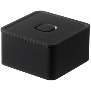 Yamazaki Home Vacuum-Sealing Food Storage Container, Polypropylene, 250ml - L 3.62 x W 3.62 x H 1.97 inches L 3.62 x W 3.62 x H 1.97 inches